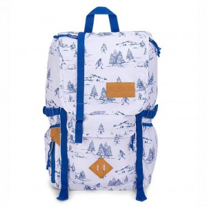 Hiking Backpack JanSport Hatchet Mochilas Blancas Azules | ECQAV83153