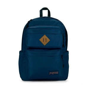 Mochila Para Portátil JanSport Double Break Mochilas Azul Marino | ECIIZ96691