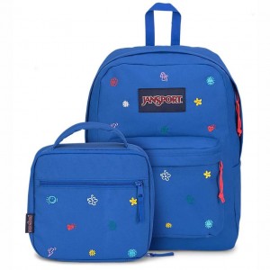 Mochila Para Portátil JanSport KIDCORE CHARMS BUNDLE Mochilas Azules | ECNZX80017