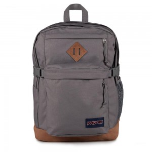 Mochila Para Portátil JanSport SUEDE CAMPUS Mochilas Gris Oscuro | SECNY80266