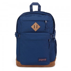 Mochila Para Portátil JanSport SUEDE CAMPUS Mochilas Azul Marino | LECTR67681