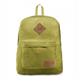 Mochila Para Portátil JanSport SUPERBREAK PLUS FX Mochilas Verde | ECXMI98338