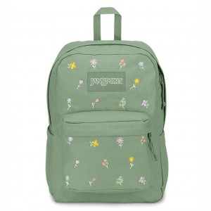 Mochila Para Portátil JanSport SuperBreak® Plus Mochilas Verde | AECWC29807