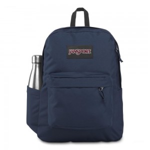 Mochilas escolares JanSport SuperBreak® Plus Mochilas Azul Marino | EECVG52559