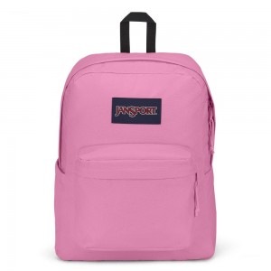 Mochilas escolares JanSport SuperBreak® Plus Mochilas Rosas | MECFT50148