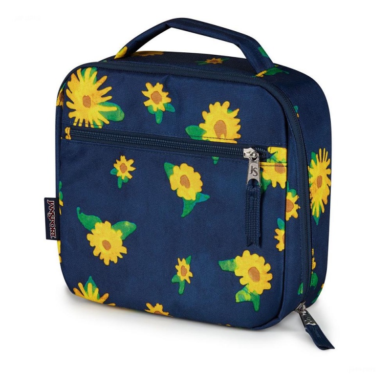 Bolsa De Almuerzo JanSport LUNCH BREAK Bolsas Azul Marino Amarillo | ECCIF74807