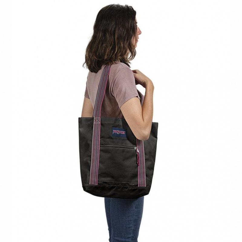 Bolso Tote JanSport Restore Tote Bolsas Negras | TECPQ66108