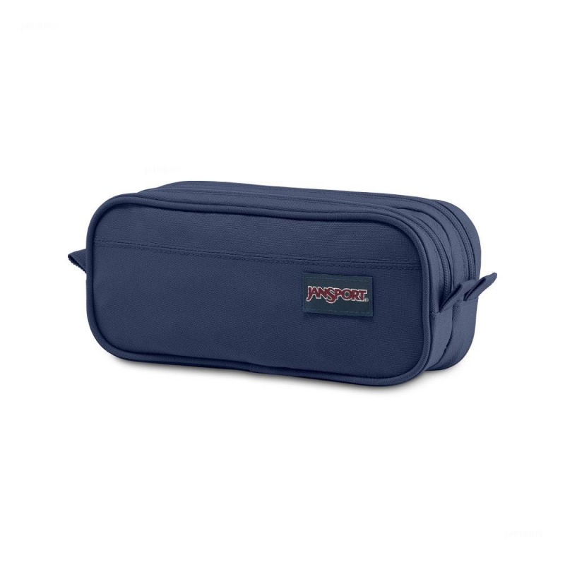 Cajas de lápices JanSport Large Accessory Pouch Bolsas Azul Marino | ECXBR61354