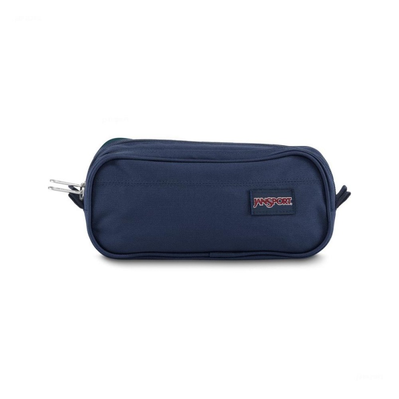 Cajas de lápices JanSport Large Accessory Pouch Bolsas Azul Marino | ECXBR61354