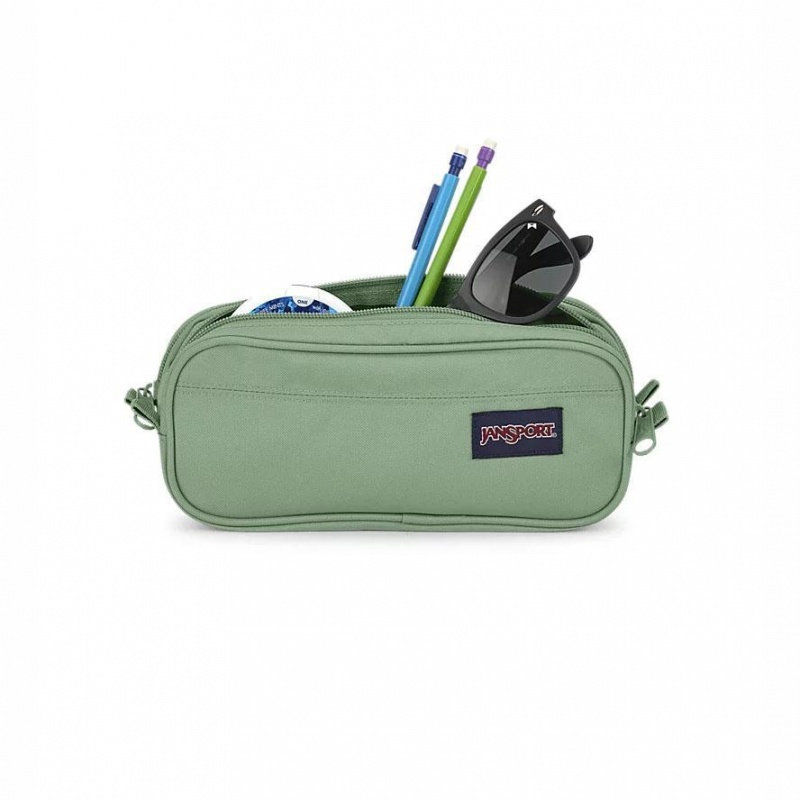 Cajas de lápices JanSport Large Accessory Pouch Bolsas Verde | SECVO98810