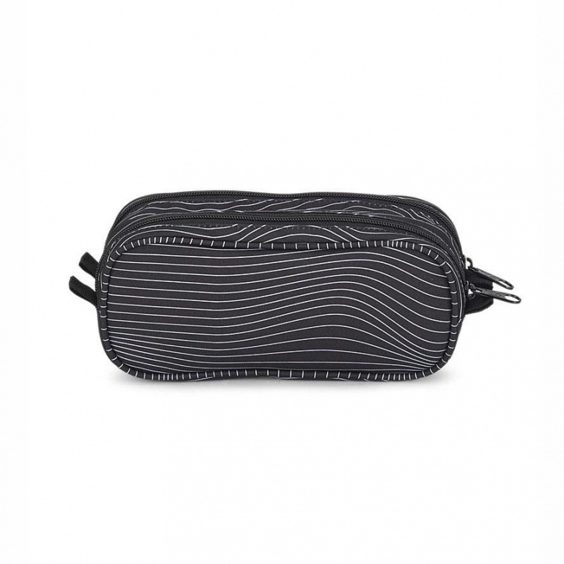 Cajas de lápices JanSport Large Accessory Pouch Bolsas Negras | ECXBR68190