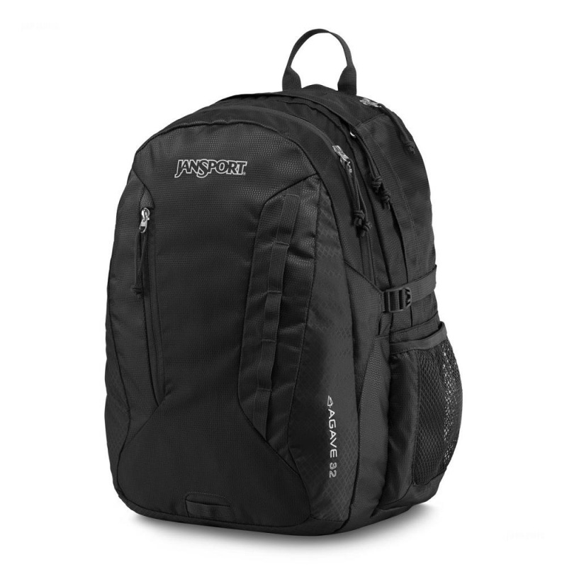 Hiking Backpack JanSport Agave Mochilas Negras | YECVQ79653