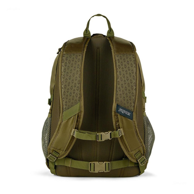 Hiking Backpack JanSport Agave Mochilas Verde Oliva | DECKV99187