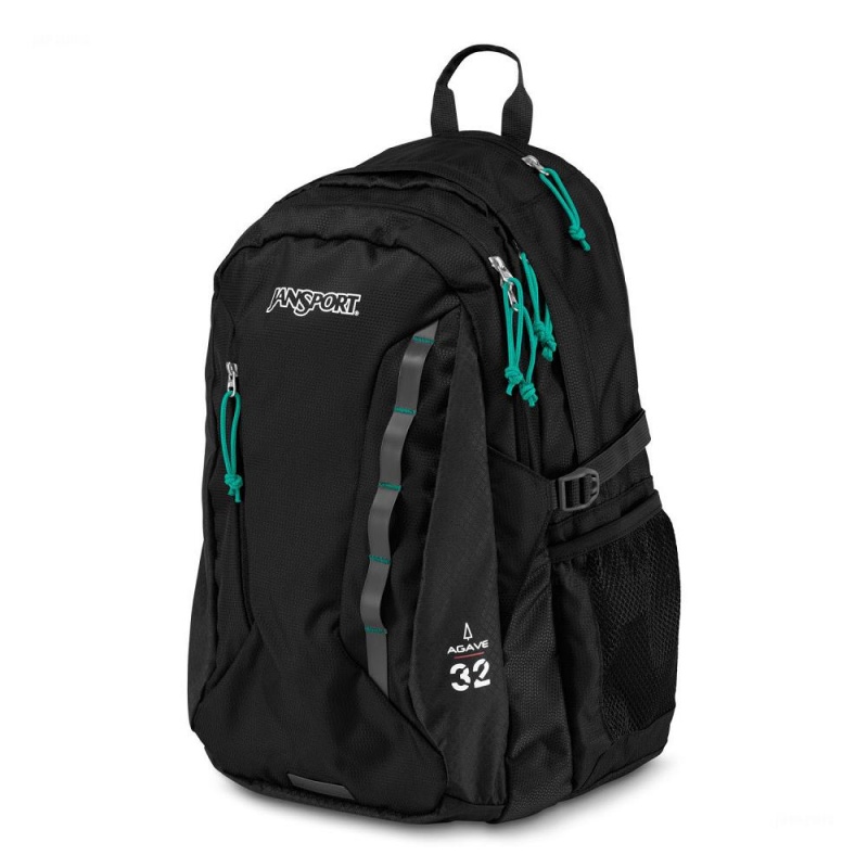 Hiking Backpack JanSport Agave Mochilas Negras | ECQAV60456