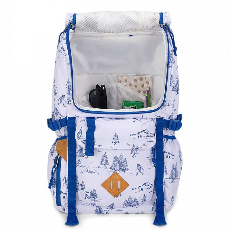 Hiking Backpack JanSport Hatchet Mochilas Blancas Azules | ECQAV83153