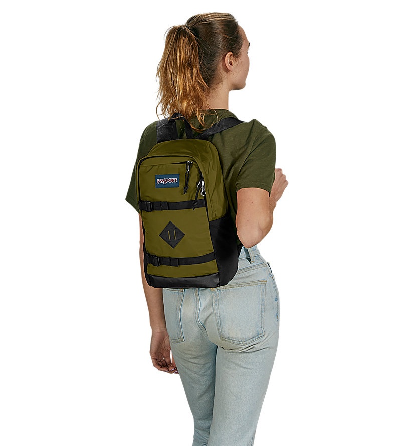 Messenger Bags JanSport Off Campus Sling Mochilas Verde Oliva | YECGT61280