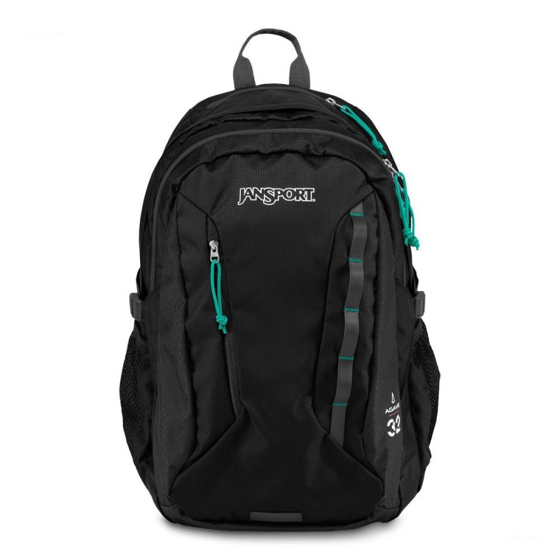 Mochila Para Portátil JanSport Agave Mochilas Negras | FECHY16216