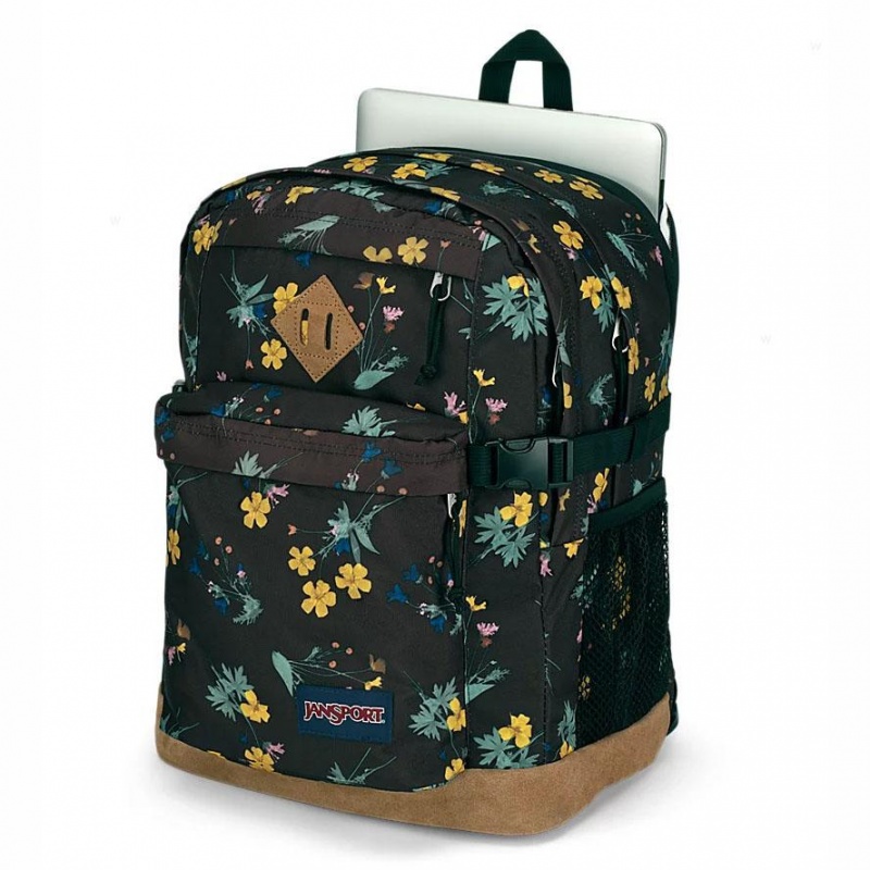 Mochila Para Portátil JanSport DARK FLORA BUNDLE Mochilas Marrones | ECJBT87264