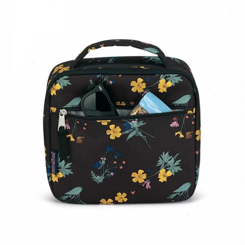 Mochila Para Portátil JanSport DARK FLORA BUNDLE Mochilas Marrones | ECJBT87264