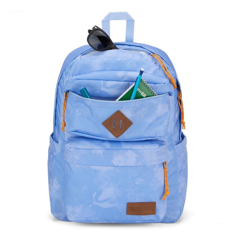 Mochila Para Portátil JanSport Double Break Mochilas Azules | LECTR90909