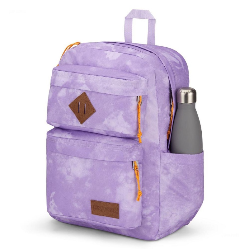 Mochila Para Portátil JanSport Double Break Mochilas Moradas | AECDF79126