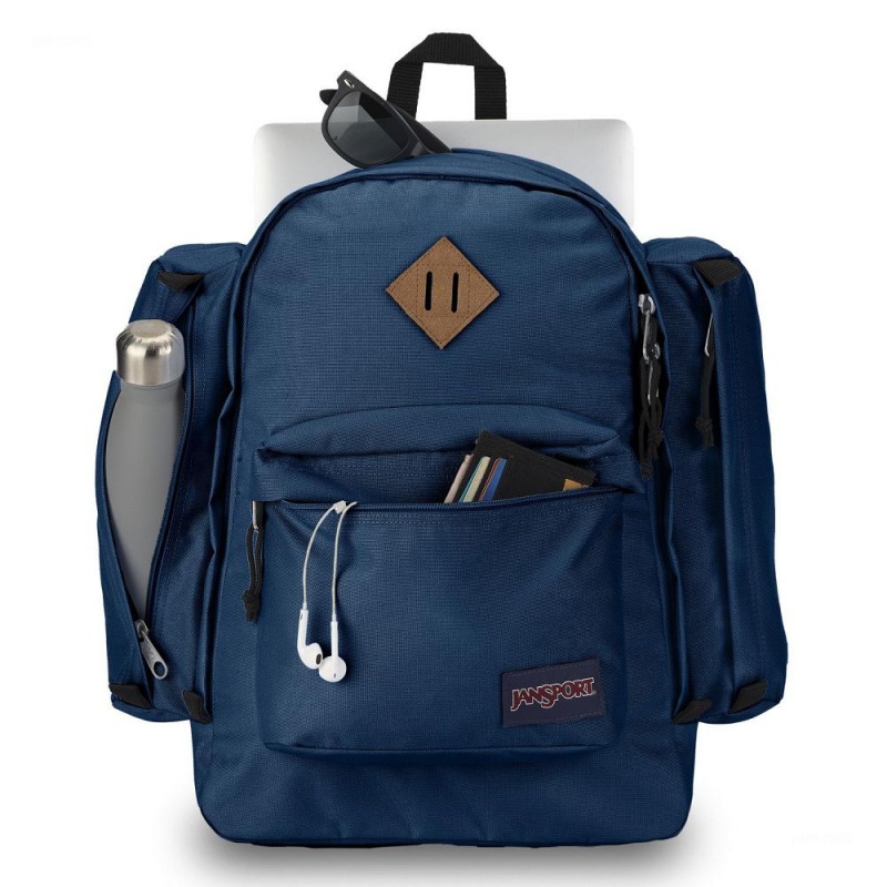 Mochila Para Portátil JanSport Field Pack Mochilas Azul Marino | DECKV70260