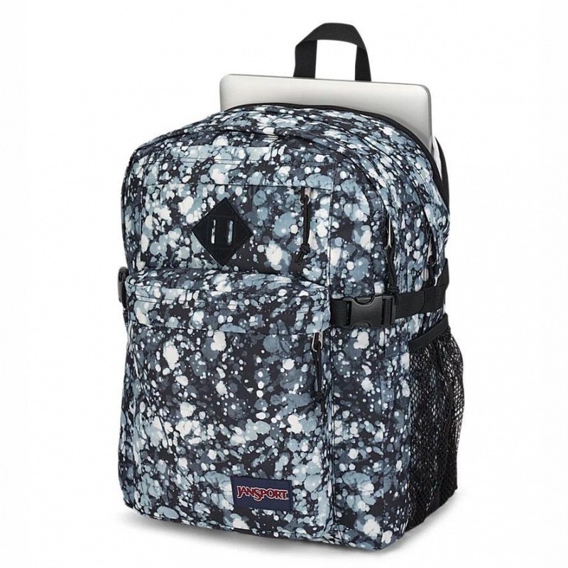 Mochila Para Portátil JanSport Main Campus Mochilas Azules Negras | DECVO66092