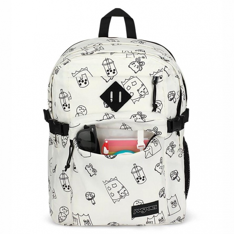 Mochila Para Portátil JanSport Main Campus Mochilas Blancas | DECKV96791