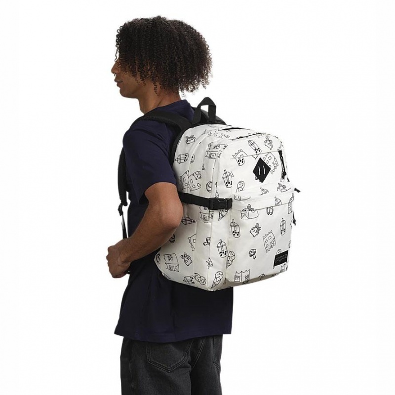 Mochila Para Portátil JanSport Main Campus Mochilas Blancas | DECKV96791