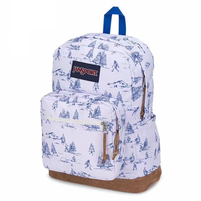 Mochila Para Portátil JanSport Right Pack Mochilas Blancas Azules | XECBH95145