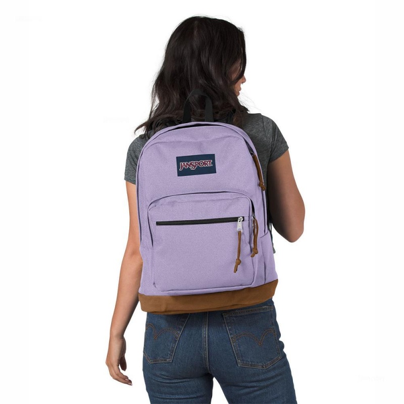 Mochila Para Portátil JanSport Right Pack Mochilas Moradas | ZECNQ93916