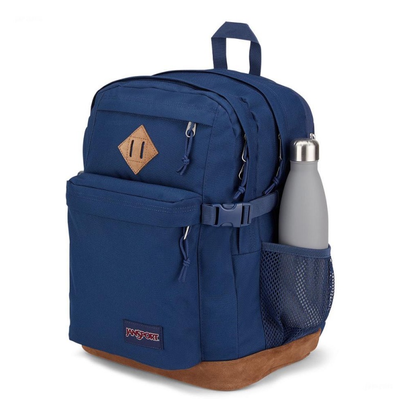 Mochila Para Portátil JanSport SUEDE CAMPUS Mochilas Azul Marino | LECTR67681