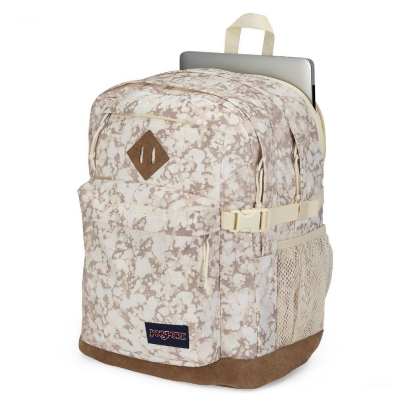 Mochila Para Portátil JanSport SUEDE CAMPUS Mochilas Beige | AECWC96864