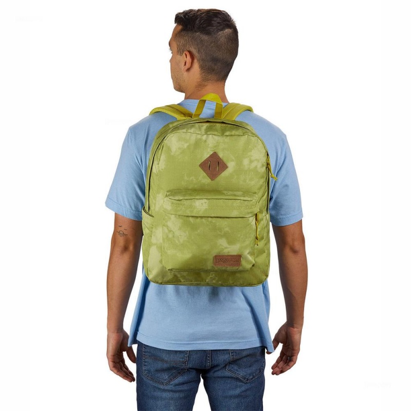 Mochila Para Portátil JanSport SUPERBREAK PLUS FX Mochilas Verde | ECXMI98338