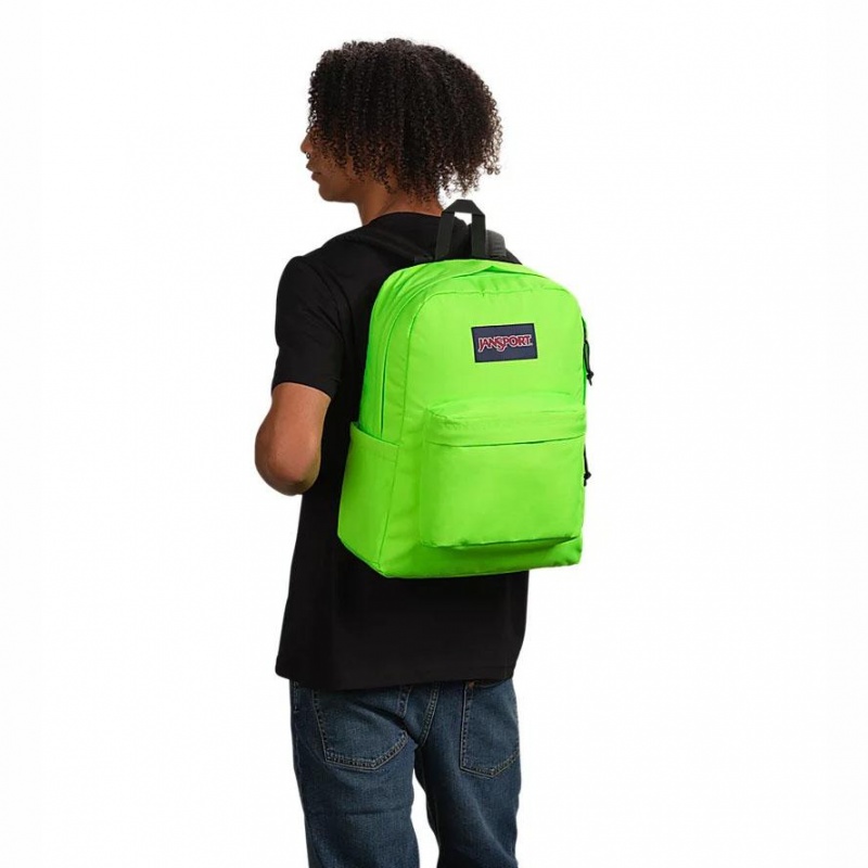 Mochila Para Portátil JanSport SuperBreak® Plus Mochilas Verde | ECJZR55699