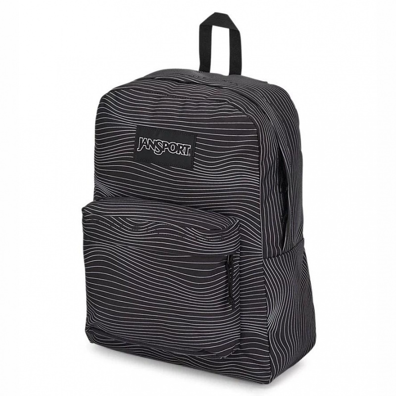 Mochila Para Portátil JanSport SuperBreak® Plus Mochilas Negras | AECDF10027