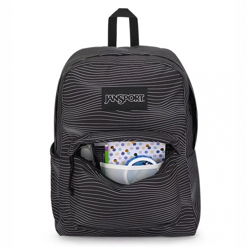 Mochila Para Portátil JanSport SuperBreak® Plus Mochilas Negras | AECDF10027