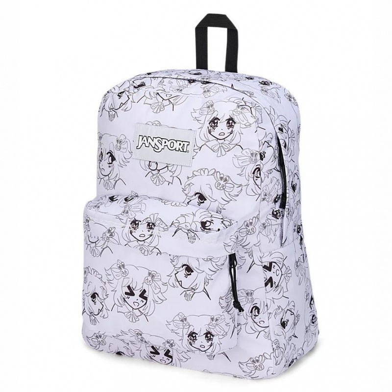 Mochila Para Portátil JanSport SuperBreak® Plus Mochilas Blancas | ECZDE55378