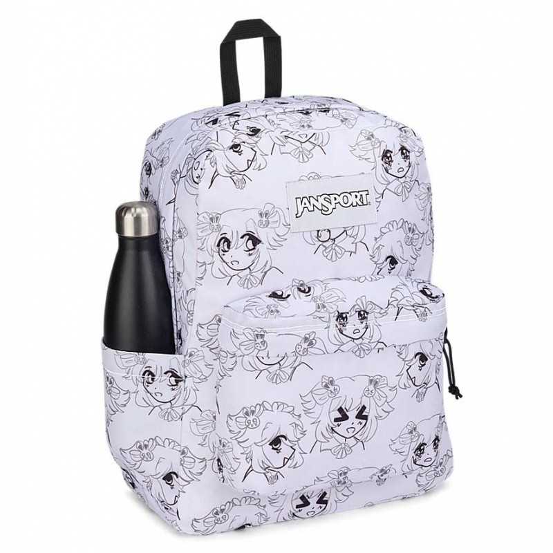 Mochila Para Portátil JanSport SuperBreak® Plus Mochilas Blancas | ECZDE55378