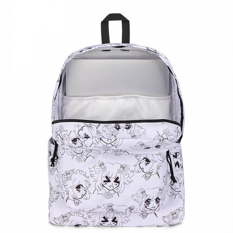 Mochila Para Portátil JanSport SuperBreak® Plus Mochilas Blancas | ECZDE55378