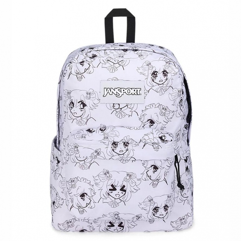 Mochila Para Portátil JanSport SuperBreak® Plus Mochilas Blancas | ECZDE55378