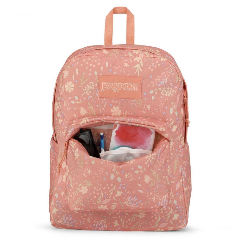 Mochila Para Portátil JanSport SuperBreak® Plus Mochilas Rosas | ECJZR66998