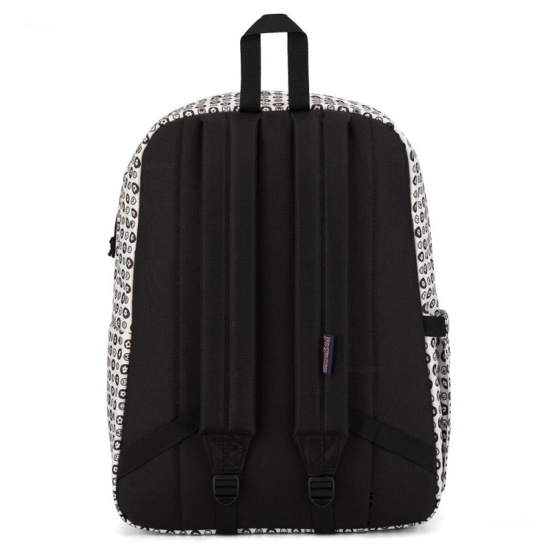 Mochila Para Portátil JanSport SuperBreak® Plus Mochilas Blancas Negras | DECVO51776