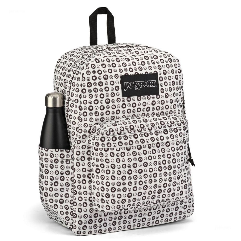 Mochila Para Portátil JanSport SuperBreak® Plus Mochilas Blancas Negras | DECVO51776