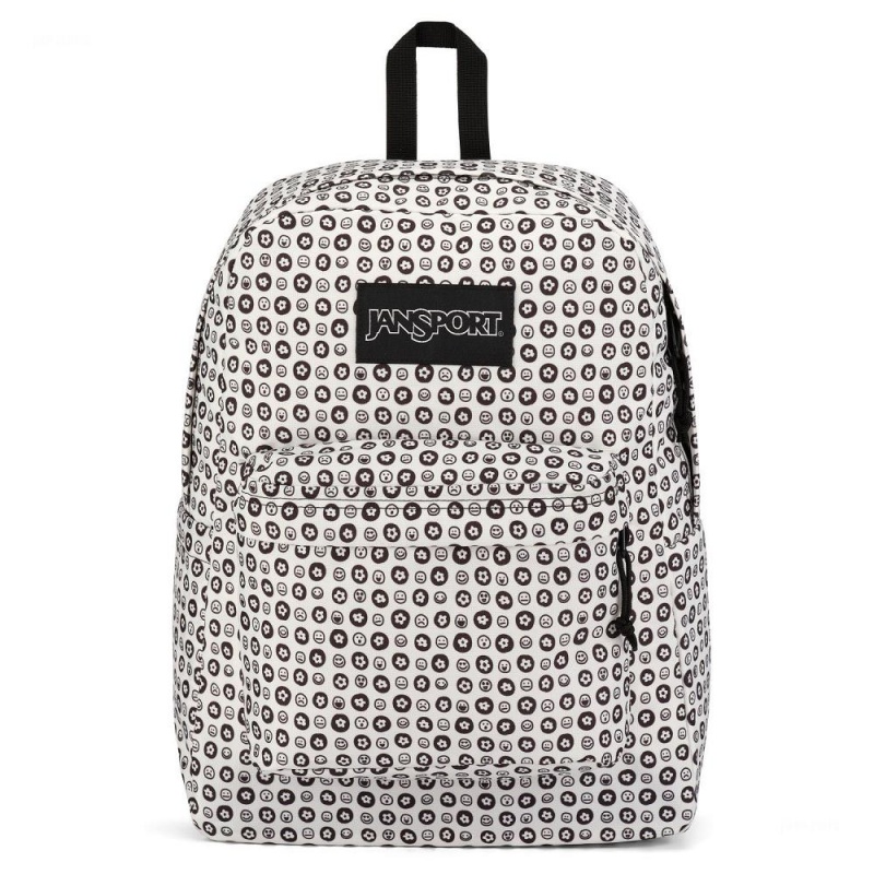 Mochila Para Portátil JanSport SuperBreak® Plus Mochilas Blancas Negras | DECVO51776