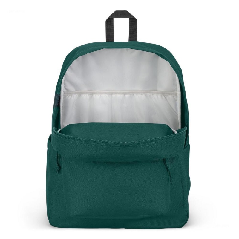 Mochila Para Portátil JanSport SuperBreak® Plus Mochilas Verde Oscuro | ECEGJ56817