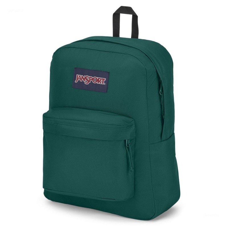 Mochila Para Portátil JanSport SuperBreak® Plus Mochilas Verde Oscuro | ECEGJ56817