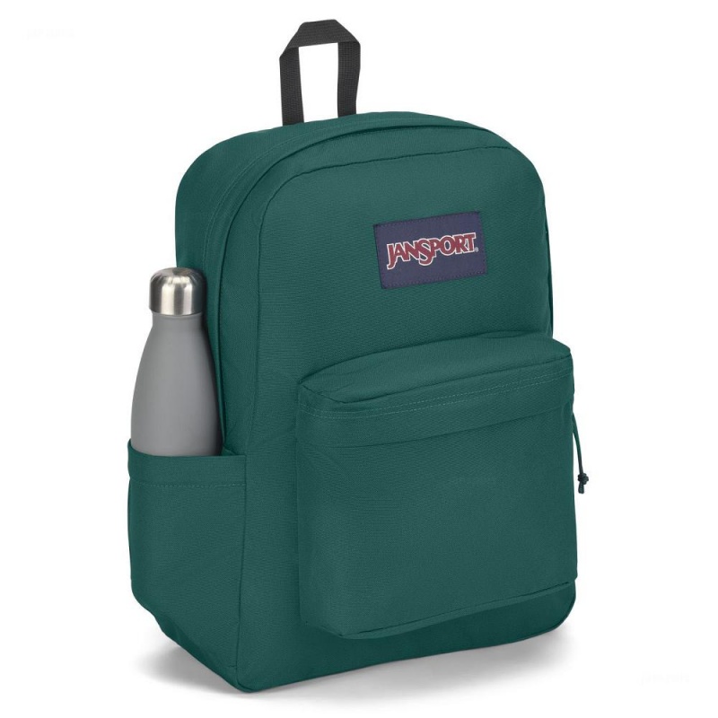 Mochila Para Portátil JanSport SuperBreak® Plus Mochilas Verde Oscuro | ECEGJ56817