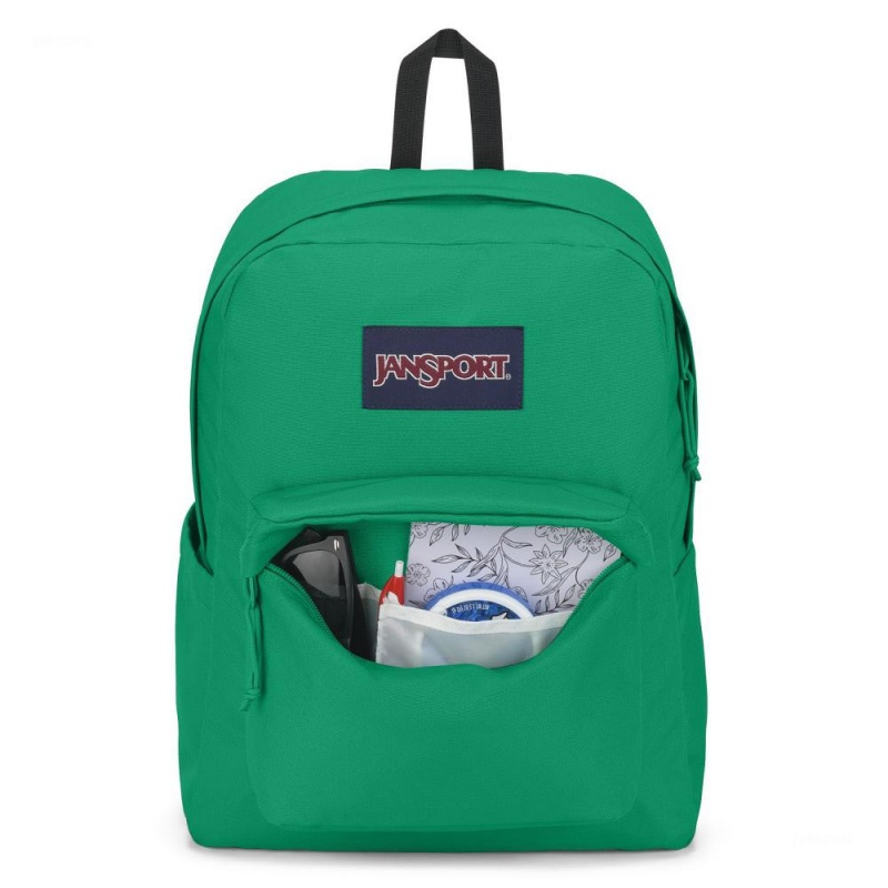 Mochila Para Portátil JanSport SuperBreak® Plus Mochilas Verde | ECJZR81853