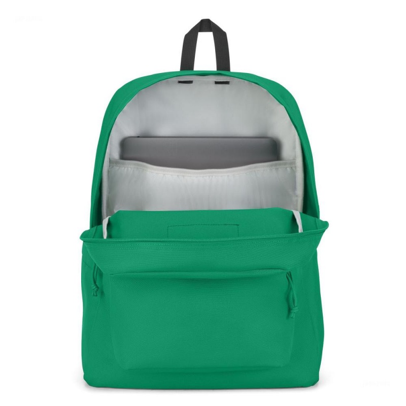 Mochila Para Portátil JanSport SuperBreak® Plus Mochilas Verde | ECJZR81853